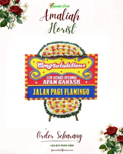 Bunga Papan Congratulation di Kalisoka